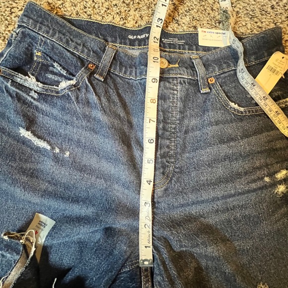 Distressed Blue Jeans - Picture 6 of 8